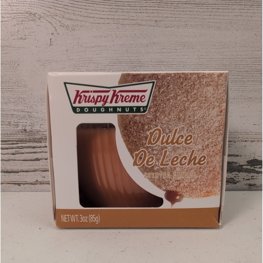 Krispy Kreme Dulce De Leche Scented Candle 3 oz Doughnut Donut‎
